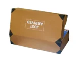 Brown Kraft Suitcase Boxes with Custom Die-Cut Inserts & Handle for Sense NYC - Image 2