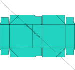 4 Corner Tray With Hinged Lid - Image 2
