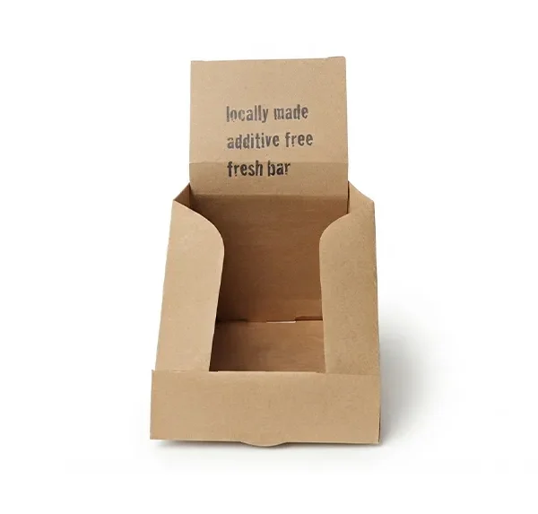 Corrugated Kraft Paper Display Boxes for NutriBar