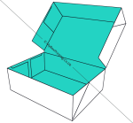 Four Corner Cake Boxes - Image 2