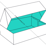 Four Corner Cake Boxes