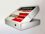 Corrugated + White Kraft Paper Pizza Boxes for Bedford Battery - Image 3