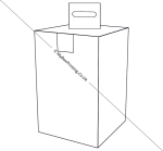 Box With Hanging & Locking Tabs