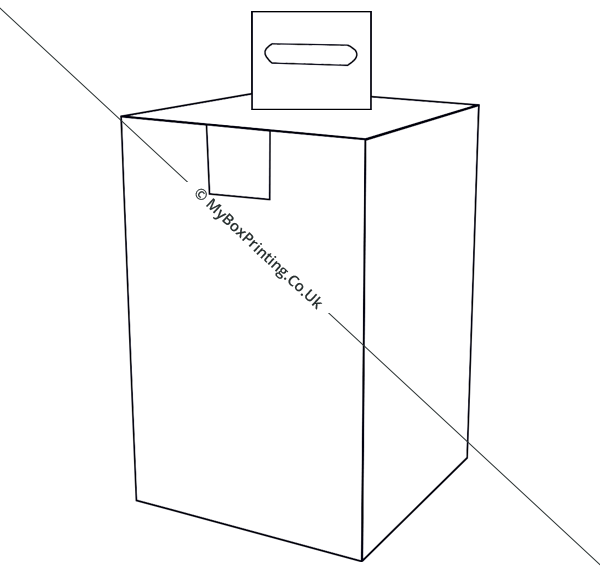 Box With Hanging & Locking Tabs