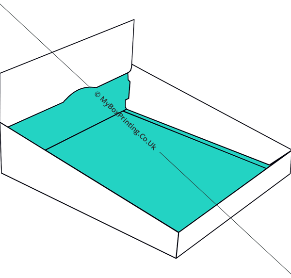 Double Wall Tray With Display Lid