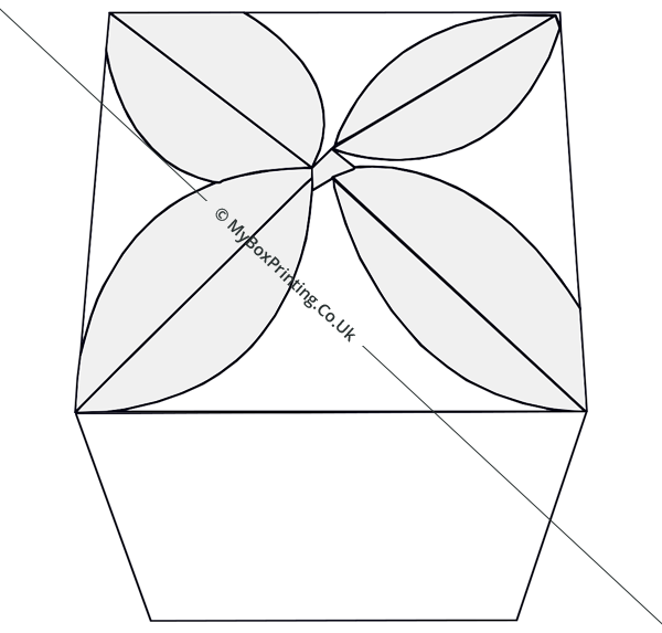 Flower Shaped Top Closure Boxes