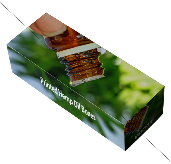Printed Hemp Oil Boxes