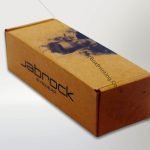 B-Flute Corrugated + Brown Kraft Paper Eyewear Packaging Boxes for Jabrock