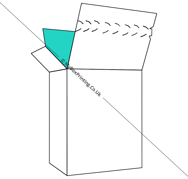 Seal End With Tear Open And Lock Boxes