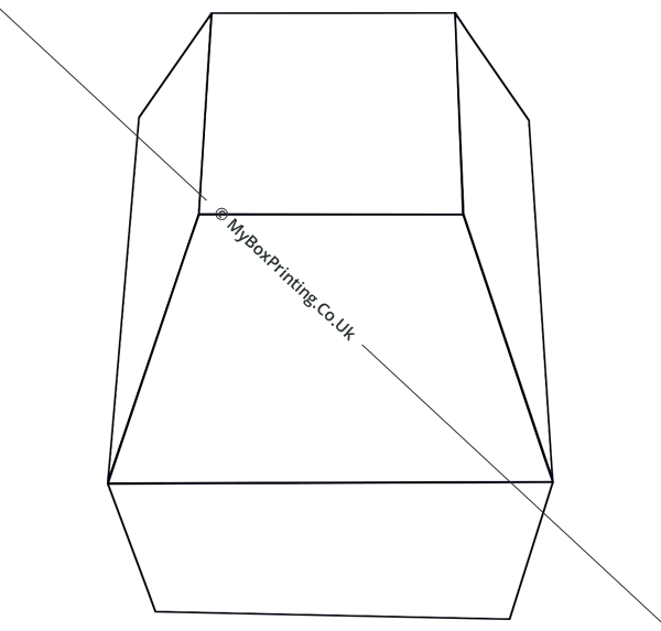 Square Box With Ladder Top