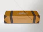 Brown Kraft Suitcase Boxes with Custom Die-Cut Inserts & Handle for Sense NYC - Image 4