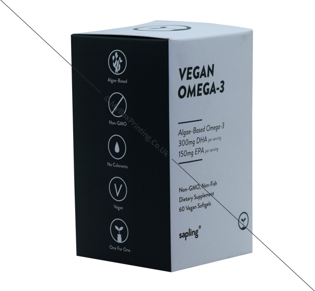 vegan-omega-3 Syrup Packaging Boxes
