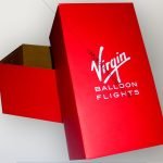 B-flute Corrugated Kraft Gift Boxes for Virgin Balloon Flights