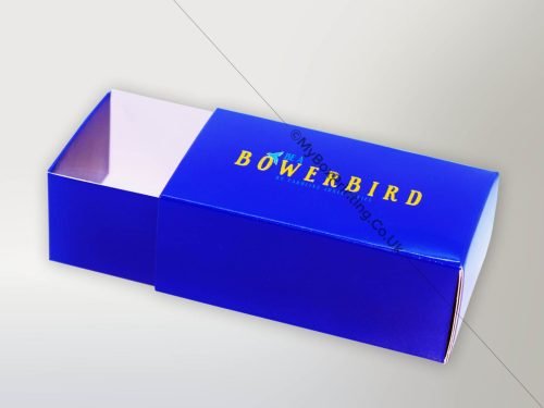 Drawer Style Branded Gift Boxes for Bower Bird by Caroline Jones Davies