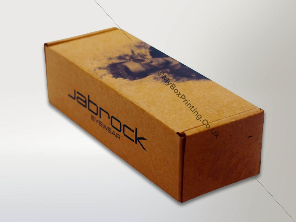 Brown Kraft Eyewear Packaging Boxes for Jabrock