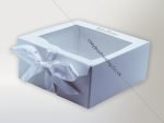 Cake Boxes With Window And Ribbon