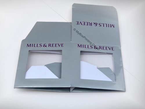 Single Piece Cupcake Boxes with Display Windows for Mills and Reeve