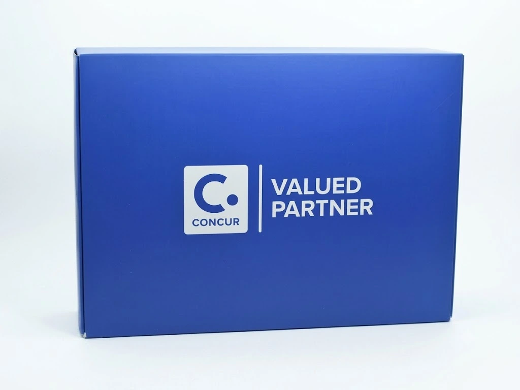 the-concur-partner-box-2-1536x1152-1 Branded Software Packaging Boxes for SAAP Concur - Image 1